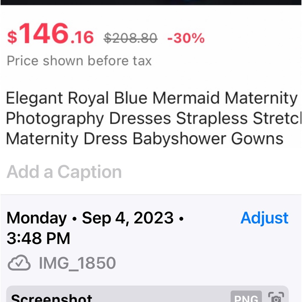 Maternity Shoot Dress